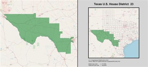 Texas' 23rd Congressional district : r/MapPorn