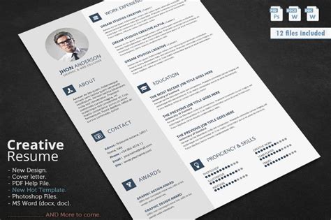 Civil Engineer Resume Template Word Psd And Indesign Format Graphic