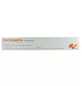Катеджель с лидокаином гель по 12.5 г в шприц-тубах 5 шт. • цена ...