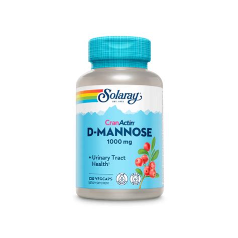 Solaray D Mannose With Cranactin 1000mg 120caps Lillys Pharmacy