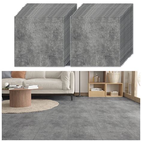 Buy Veelike Vinyl Floor Self Adhesive Floor Tiles Concrete Look Pvc