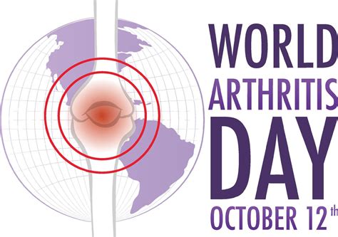 World Arthritis Day Poster Design 12723291 Vector Art At Vecteezy