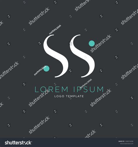 Double S Logo Design Stock Vector (Royalty Free) 1200316438 | Shutterstock