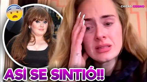 ADELE ROMPE EL SILENCIO REVELA COMO SE SINTIÓ DESPUÉS DE QUE LA