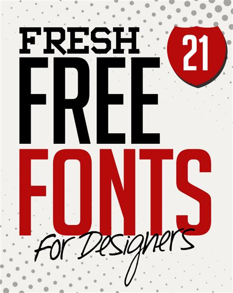 21 Fresh Free Fonts For Designers Graphic Design Junction