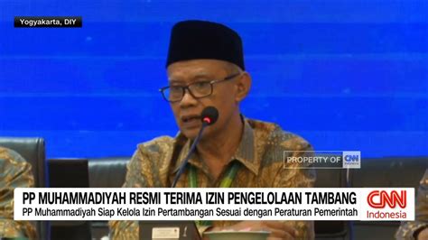 Pp Muhammadiyah Resmi Terima Izin Pengelolaan Tambang Youtube