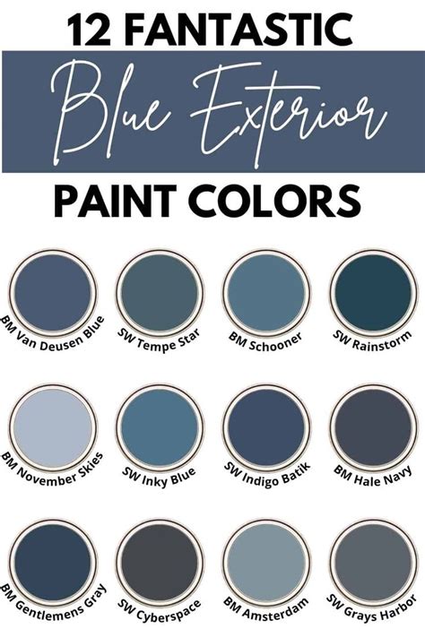 The Best Blue Exterior House Paint Colors