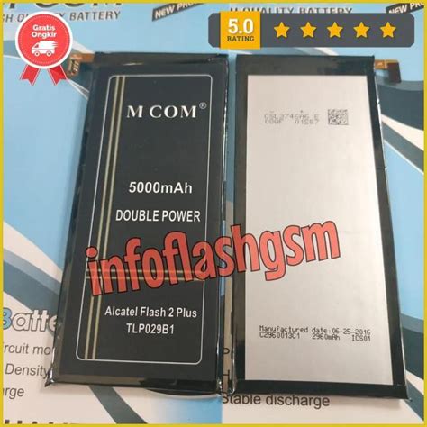 Jual Baterai Batre Mcom Doublepower Alcatel Flash Plus 2 Tlp021B1