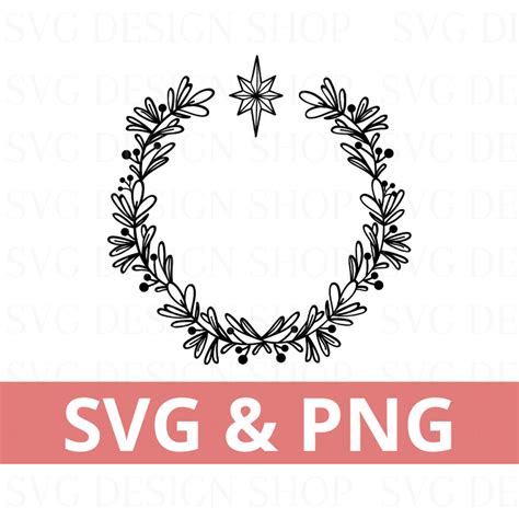 Christmas Wreath Svg Christmas Svg Christmas Png - Etsy