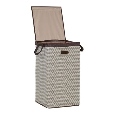 Collapsible Laundry Hamper With Lid 5624 The Home Depot