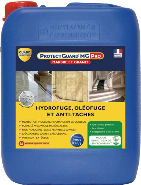 Protection Hydrofuge Ol Ofuge Pour Marbre Et Granit Protectguard Mg Pro