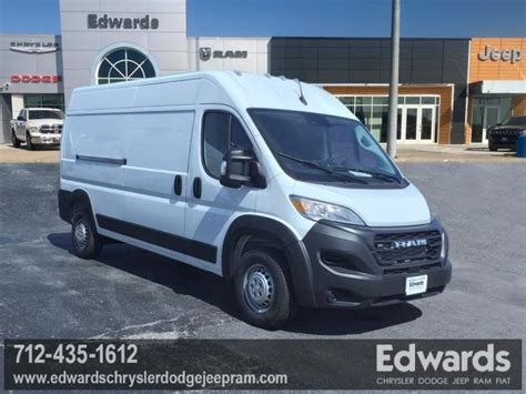 New 2024 Ram Promaster 2500 High Roof 3d Cargo Van In Council Bluffs J06727 Edwards Auto Group