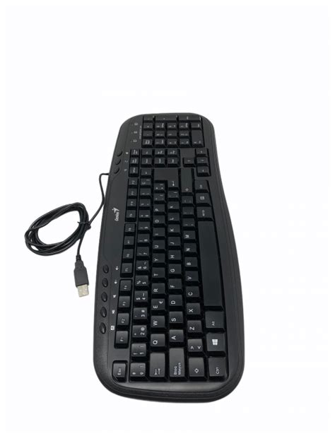 Teclado Usb Español Genius Multimedia Kb M200 Negro