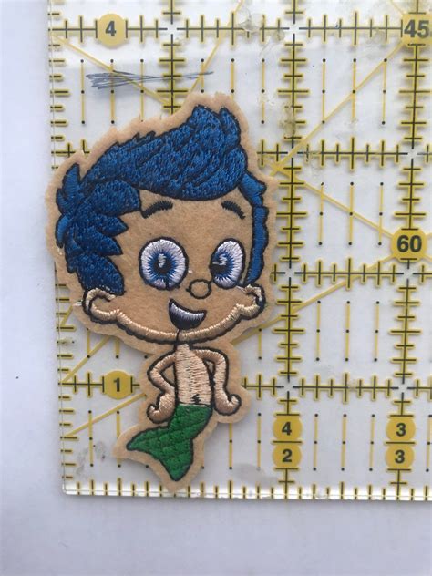 Bubble Guppies Iron On Inspired Patch Bubble Guppies Birthday Etsy