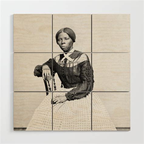 Harriet Tubman Portrait - Circa 1868 Wood Wall Art by War Is Hell Store ...