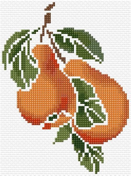 Pears Cross Stitch Designs