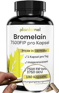 Bromelain Capsules With Fip Per Capsule Bromelain High Dose