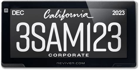 Custom Messaging On Digital License Plates For Commercial Fleets Reviver