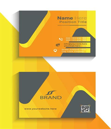 corporate business card design template 30250561 Vector Art at Vecteezy