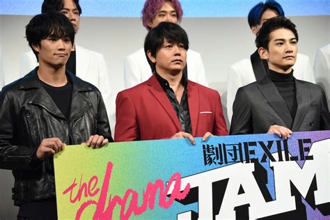 左から鈴木伸之、青柳翔、町田啓太。 劇団exile「jam」新展開が続々、町田啓太「いろいろな可能性があるので楽しみに」 画像ギャラリー