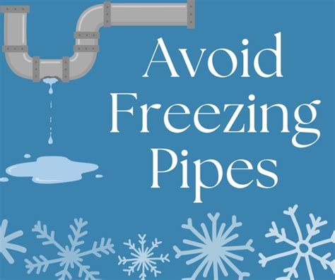 Avoid Freezing Pipes City Of Mineral Point