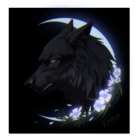 Moon icon by Kharpa on DeviantArt | Canine drawing, Anime wolf girl ...