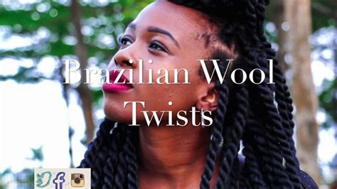 Long Twisted Short Brazilian Wool Hairstyles