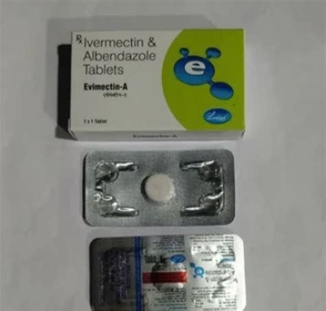 Ivermectin Albendazole Tablets At Rs Box Antibiotic Antiinfection