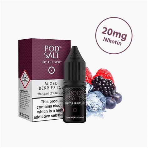 Pod Salt Mixed Berries Ice Beeren Nikotinsalz Liquid Mg