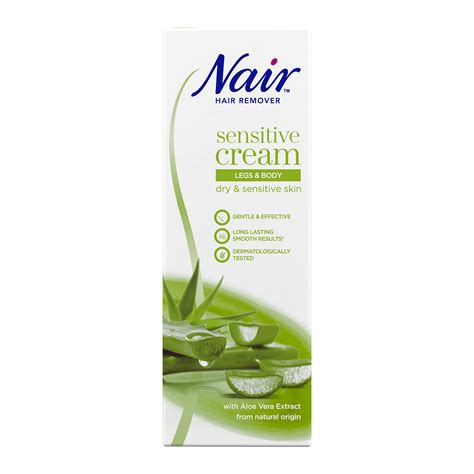 Nair Hair Removal Sensitive Cream For Dry And Sensitive Skin Legs And Body With Camellia Oil