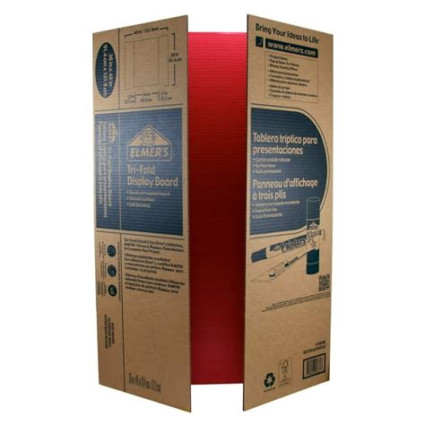 12 Pack Elmers® Corrugated Tri Fold Display Board 36 X 48