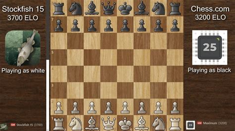 Stockfish Vs Chess Maximum Level Youtube