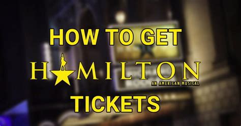 8 Ways to Get Tickets to Hamilton | Playbill