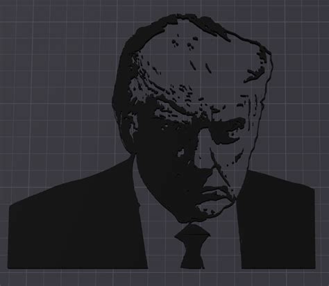 Free 3D file Trump Mugshot・3D printer model to download・Cults