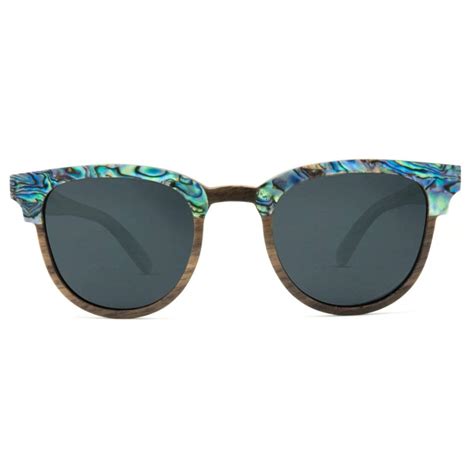 Beachcomber Abalone Seashell Sunglasses Smoke