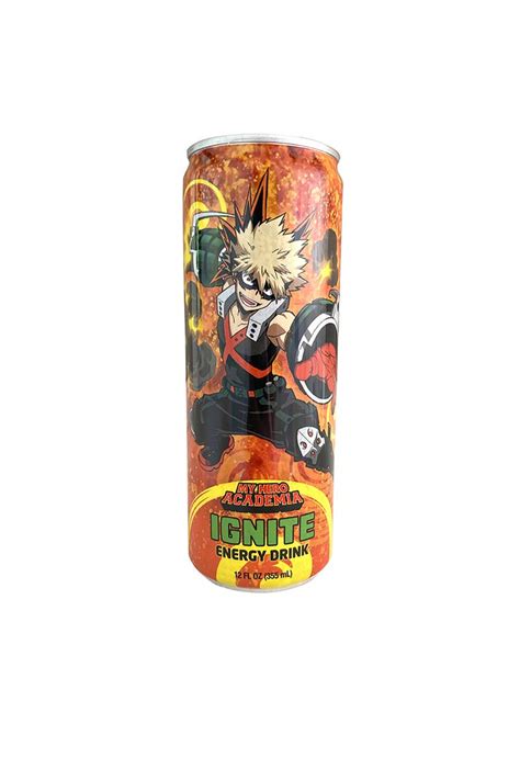 Wholesale My Hero Academia Bakugo Ignite Energy Drink 12oz 17601