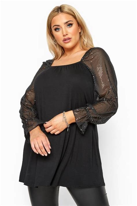 Plus Size Sequin Tunic Tops Dresses Images 2022