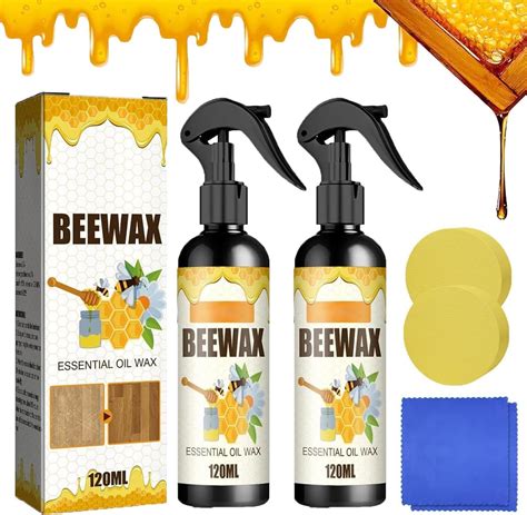 Amazon Iwotegen 2PCS Beeswax Spray Furniture Polish Beeswax Spray