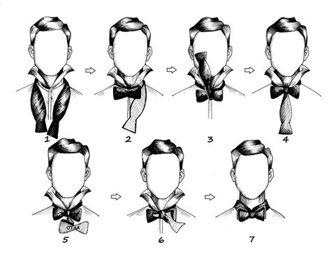 How To Make A Bow Tie Knot Making The Bow Tie Otaa