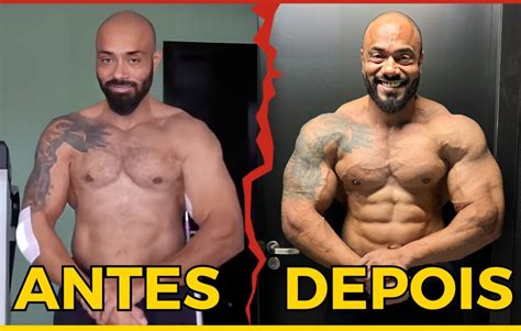 Julio Balestrin Antes e Depois De Magro a Musculoso pós Covid