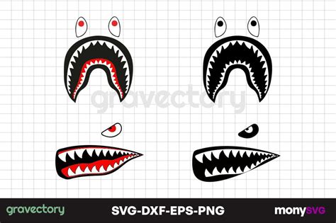 Bape Shark Logo Svg Gravectory