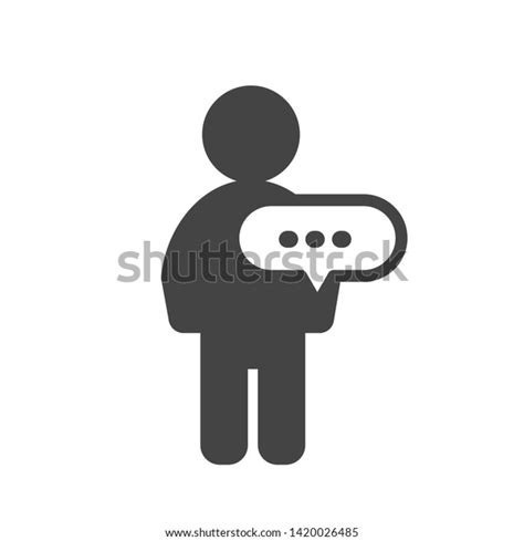 Standing Man Icon Vector Illustration Flat Stock Vector (Royalty Free ...