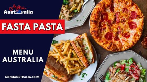 Fasta Pasta Menu Price Australia | Updated 2024