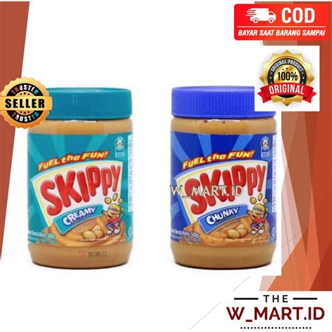 Jual Skippy Peanut Butter Creamy Crunchy Chunky Selai Kacang Skipy