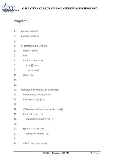 Data Structure Radix Sort PDF