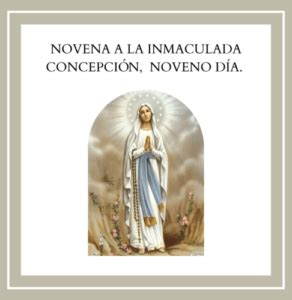 Noveno D A De La Novena A La Inmaculada Concepci N Gloriosa Domina