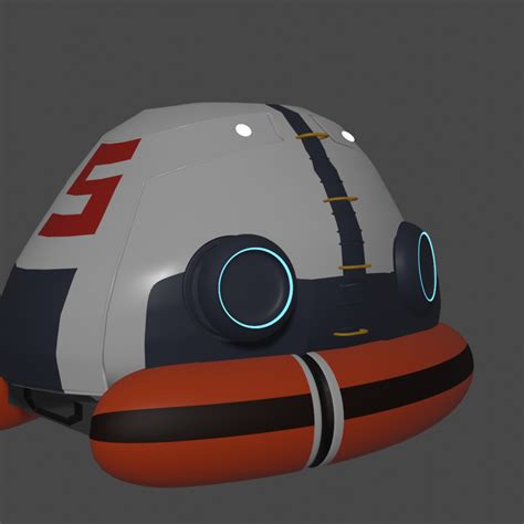 Subnautica Aurora And Lifepod Cgtrader