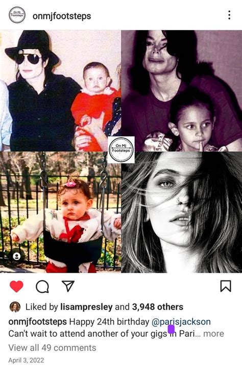 Mjstory On Twitter Two Michael Posts Lisa Marie Liked On Ig In 2022