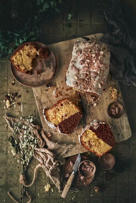 Ein Vorbote Der Weihnachtszeit Saftiger Kastenkuchen Mit Gebrannten