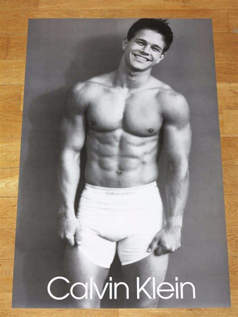 Marky Mark Wahlberg Calvin Klein Promo Poster Gay Nice Vintage Commercial 90s Ebay